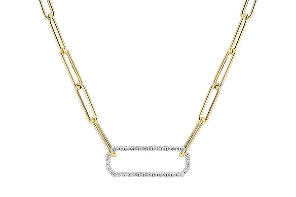 A319-73545: NECKLACE .50 TW (17 INCHES)