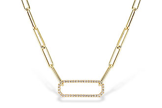 A319-73545: NECKLACE .50 TW (17 INCHES)